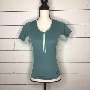 Medium PEARL IZUMI Womens Canyon Jersey Arctic//Mist Green