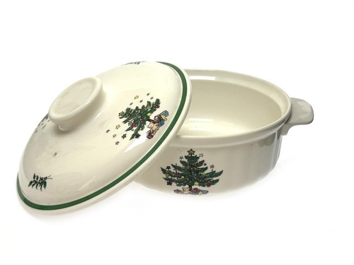 Nikko Happy Holidays 1 1/2 Quart Round Covered Casserole Excellent Condition - Picture 3 of 4