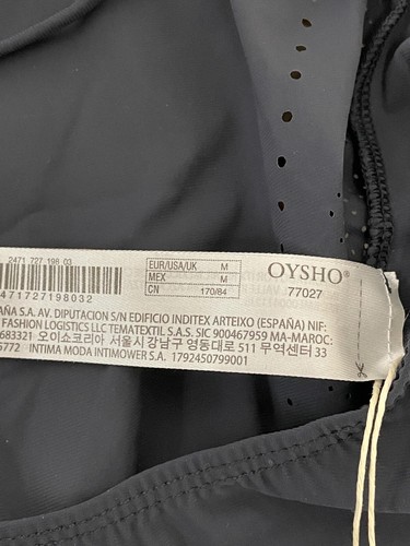 Oysho Damen Badeanzug M schwarz Badeanzug Training Einteiler 2471/727 Neu mit Etikett - Bild 10 von 13