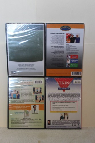 4 NEW Diet DVD lot paleoburn AtkinsSouth Beach Chris Carmichael 5 essentials - Imagen 2 de 6