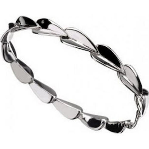 Brazalete de plata y diamante Hot Diamonds DC076 Echo Teardrop - Imagen 1 de 1