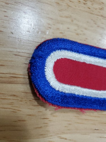 US Army Post WW2 187th Airborne Infantry Regiment Jump Wing Oval Twill - Picture 2 of 7