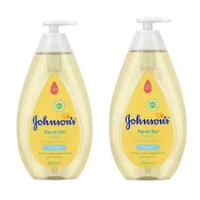 Johnson'S TOP TO TOE Gentle Baby Wash & Shampoo 500ml-FREE SHIPPING-PACK OF 2
