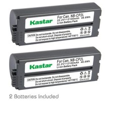 2 x Kastar Battery for Canon Selphy NB-CP2L NB-CP2LH CP2LH NB-CP1L CG-CP200