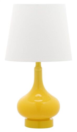 Kids Amy Yellow Gourd 18" Table Lamp with LED, Bedroom, Desk & Home Office