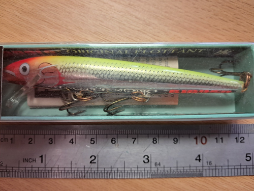 Rapala F-11 CLN Clown original floating Wobbler vintage Ireland Silver Plated. - Picture 3 of 15