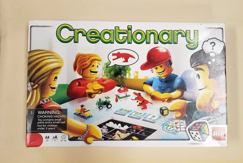 Lego Creationary Game 3844 Almost Complete - All Cards, Instructions