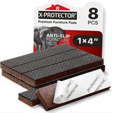 Non-Slip Furniture Pads 8 PCS   1  x 4  Rubber Furniture Pads   Ideal Furnitu...