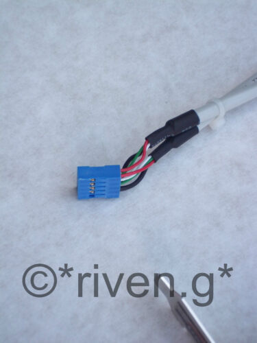 USB HEADER CABLE@USB 2.0 COMPATIBLE@SHIELDED CABLE ADD 2 X USB PORTS TO YOUR PC - Picture 4 of 11