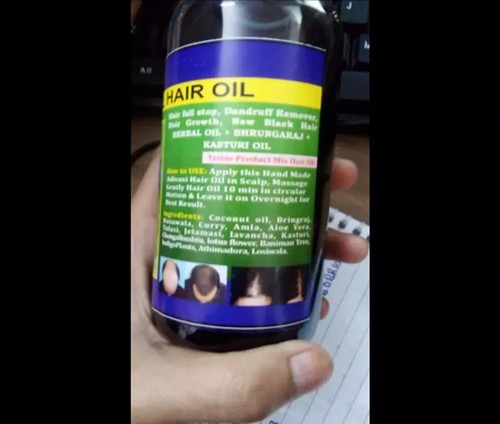 Herbal Hair Oil 100ml Fast Long Hair Growth Natural Hair Promote For Men &Women - Picture 3 of 3