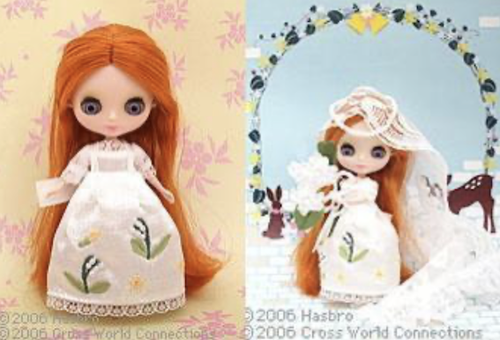Muñeca de moda Petite Blythe Last Kiss 2006 CWC Limited Takara Tomy usada JAPÓN - Imagen 2 de 3