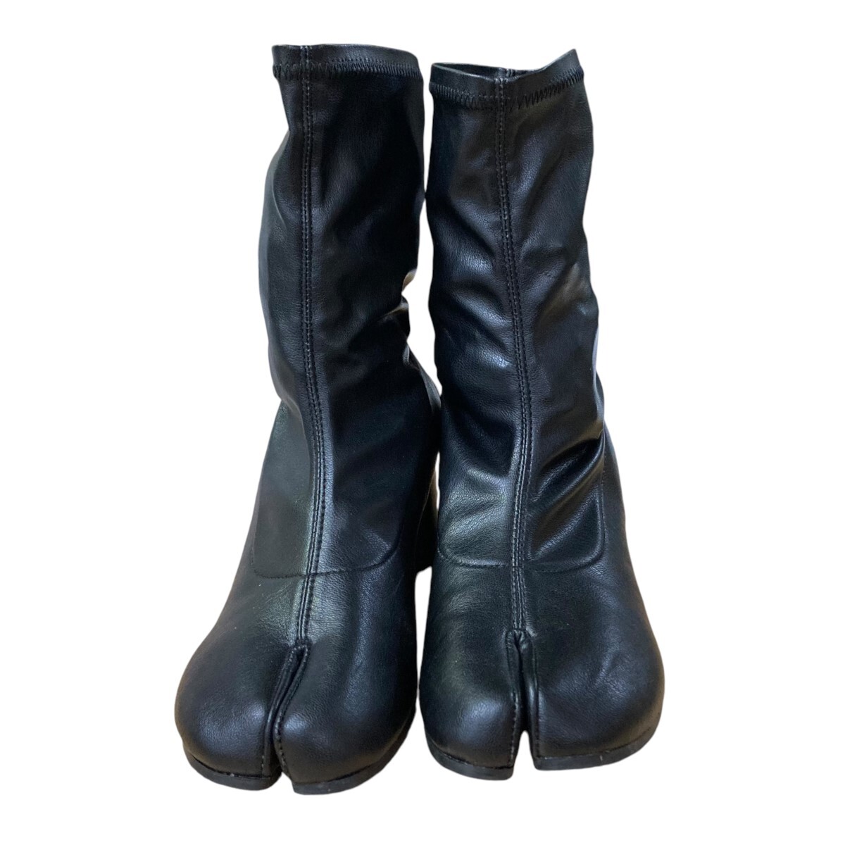 Maison Margiela Tabi boots S58WU377 Black Size: 35 leather
