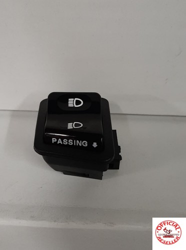 YAMAHA X-MAX 125 250 2006/2009 xmax Pulsante interruttore Passing Luce Faro nero - Imagen 3 de 3