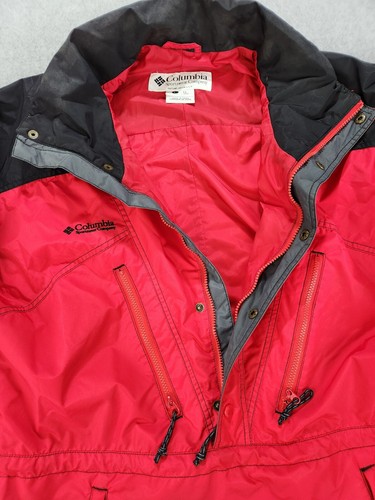 Columbia Sportswear Mens LARGE Snow Ski Jacket Snowboard Parka Red Windbreaker - Picture 3 of 17