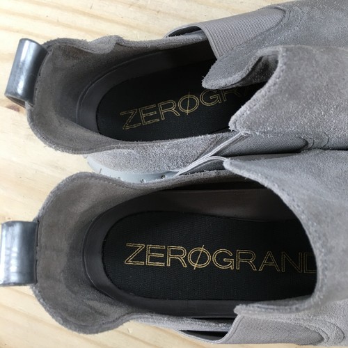 Cole Haan Zerogrand Boots Womens 7.5 Twilight Mauve Suede Gray Ankle Top W12323 - Picture 10 of 11