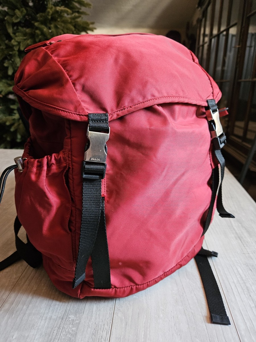 PRADA TESSUTO NYLON DRAWSTRING BAG PACK