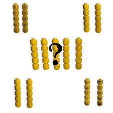 LEGO Bulk LOTS of NEW MINIFIGURE body parts HEADS yellow - PICK OUT