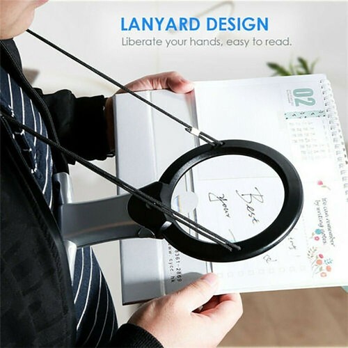 Lamp With Light Reading Magnifying Glass Giant Magnifier Hands Free Magnifier - Picture 7 of 8
