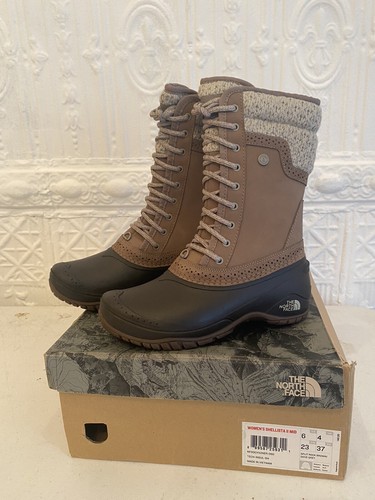 The North Face Damen Shellista II Mid ""Split Rock braun"" Winterstiefel Größe 6 - Bild 2 von 7