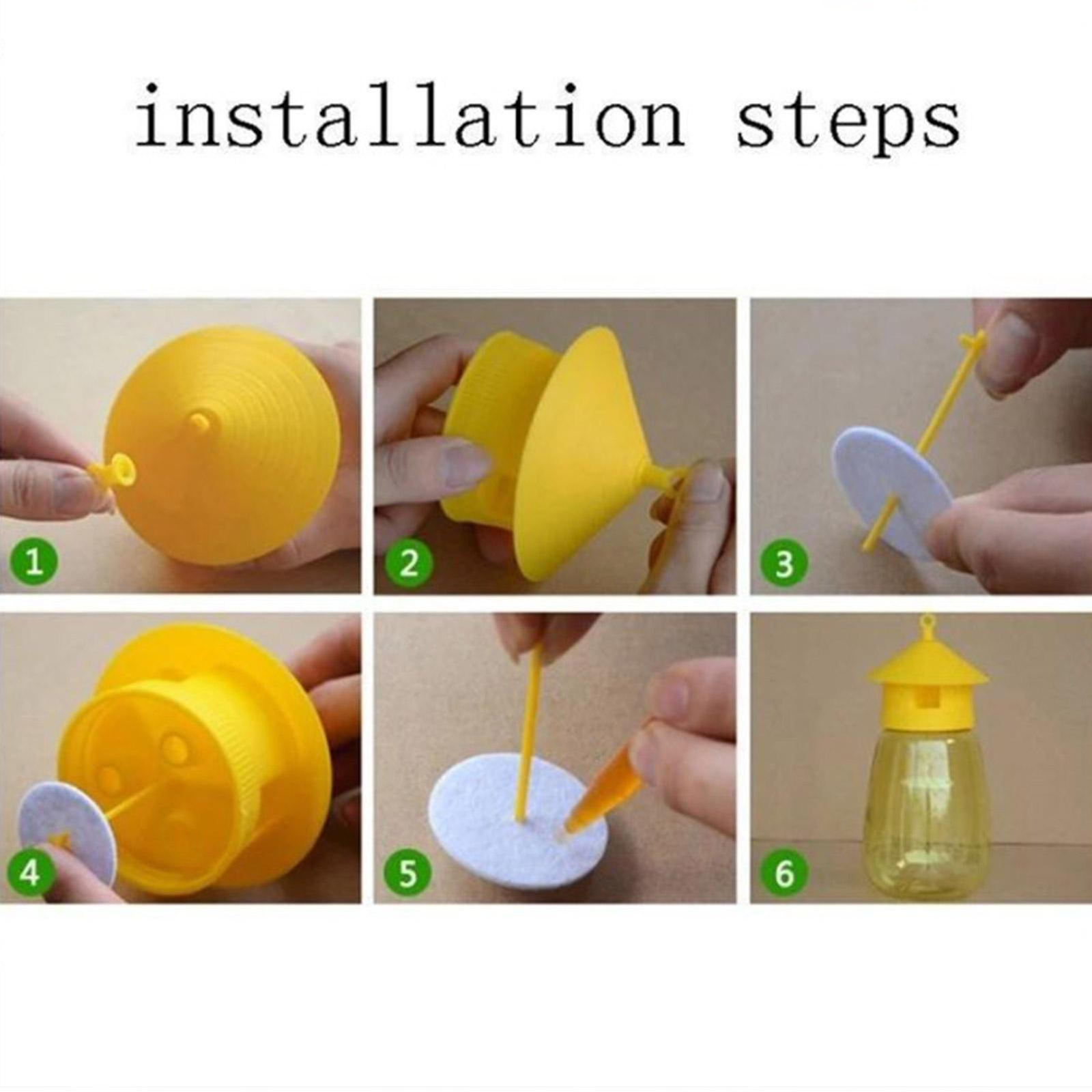 Wasp Trap | Reusable Hornet Trap for Outside Weather Proof Fruit Fly