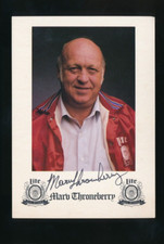 1982 Miller Lite advertising card Marv Throneberry  signed auto autograph rare