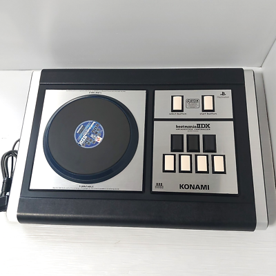 KONAMI コナミ beatmaniaⅡDX RU038 ② Konami Beatmania Iidx Arcade Style Controller Ru038 Handle