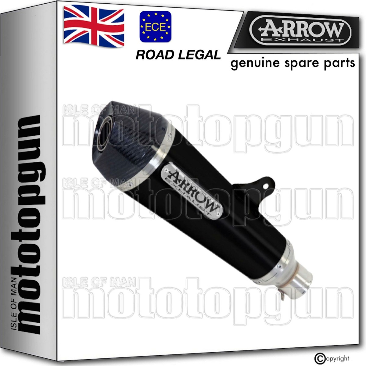 ARROW HOMOLOGATED EXHAUST X-KONE BLACK NICHROM C KAWASAKI Z900 Z