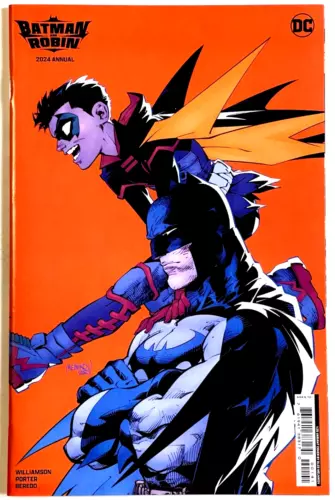 BATMAN AND ROBIN ANNUAL #1 GLEB MELNIKOV 1:25 CARD STOCK VARIANT 2024 DC NM