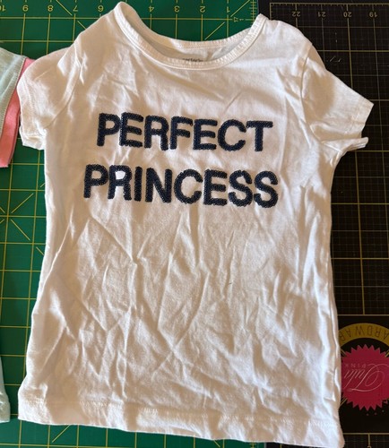 Tucker + Tate & Carters Girls Sz 4 Tops Size 4 Rainbow & Perfect Princess - Picture 3 of 7