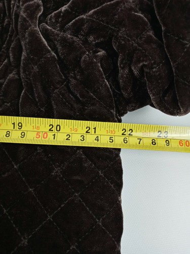 JM Collection Sweater Jacket Women Size 16 Quilted Boho Velvet Velour - Picture 9 of 10