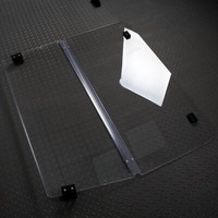Golf Cart Fold Down Clear Windshield Windscreen For Club Car DS 2000.5-Up 14
