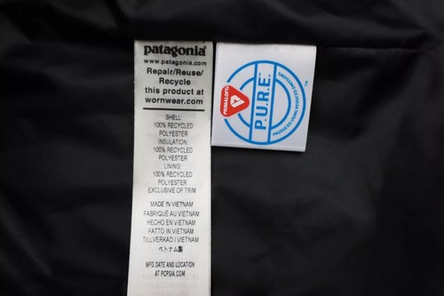 Mens Patagonia Nano Puffer Jacket Black Vest Size XXL New With Tags Company Logo - Picture 7 of 8