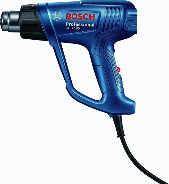 Pistolet à chaleur Bosch 1800W GHG 180 avec 3 degrés de température... Pistolet à chaleur Bosch 1800W GHG 180 avec 3 degrés de température...