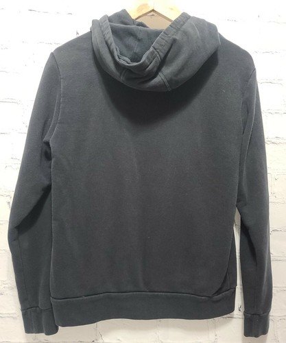 Adidas Youth Trefoil Hoodie Sweatshirt Black White 13/14Y Large, c7 - Picture 8 of 8