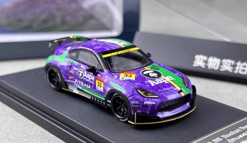 Fuji 1:64 JDM Purple GR86 Pandem ZN8 Racing Sports Model Diecast Metal Car - Picture 2 of 9
