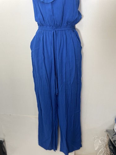Nana Damen Jumpsuit Ärmellos Blau Größe M - Bild 2 von 8