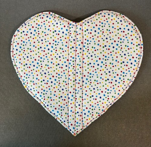 Heart Shaped Oven Mitt , Pot Holder, Hot Pad, Hot Chocolate, Bees, Sunflowers - Picture 5 of 9