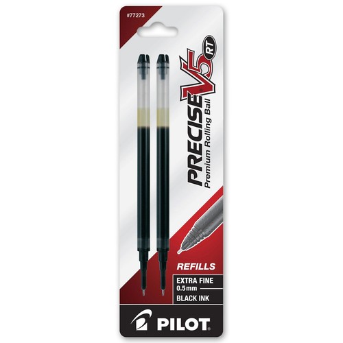 Pilot Precise V5 RT, 3 Pens With 4 Packs of Refills, Black Ink, 0.5mm X-Fine - Picture 8 of 8