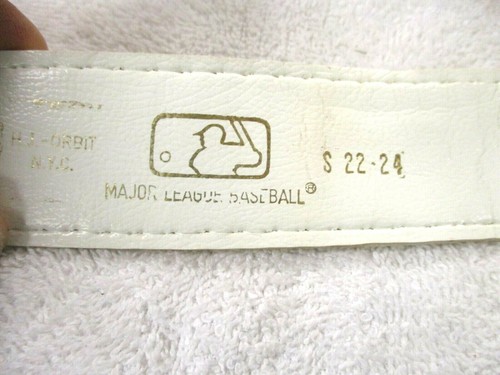 VINTAGE MLB CINCINNATTI REDS KINDER GÜRTEL & SCHNALLE GR.22-24 H.J. ORBIT N.Y.C. - Bild 4 von 7