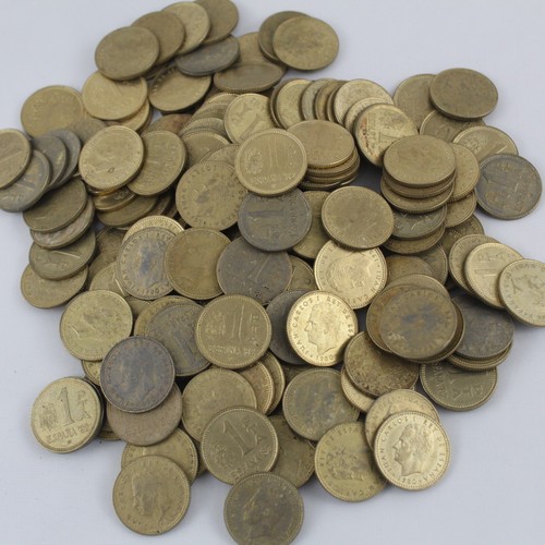 1 Peseta 1980 Roi Juan Carlos Lot Monnaie Circulées PréEuro Espagne 82 Mondial - Picture 1 of 3