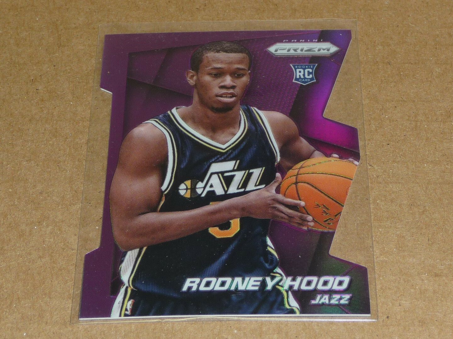 2014/15 Panini Prizm RODNEY HOOD PURPLE PRIZM DIE CUT JAZZ /139 S9718