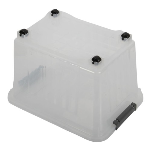 Jolie Max 16L Storage Boxes with Wheels. Stackable & Transparent, Lids & Buckles - Picture 19 of 35