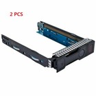 2x HP HDD Laufwerk Caddy Rahmen 3.5 Zoll SAS / SATA G8 G9 DL360 DL380 651314-001