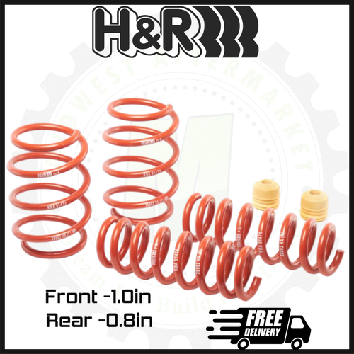 H&R Front and Rear Sport Lowering Springs | Fits 2016-2018 BMW M2 Chassis F87 - Picture 1 of 2
