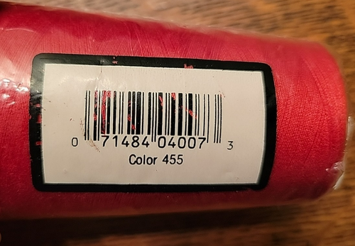 Talon Sure Lock and Maxi-Lock Multi-Purpose Polyester Thread Red Green Eggshell - Picture 4 of 9
