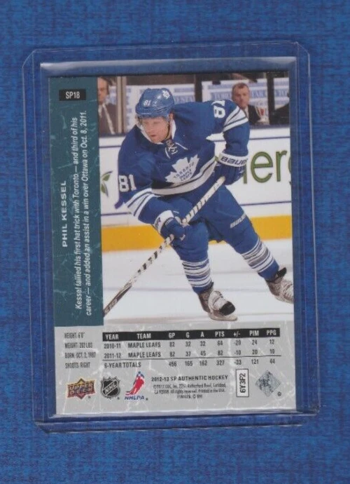 2012-13 SP Authentic Hockey 1994-95 SP RETRO # SP18 Phil Kessel - Image 2 of 2