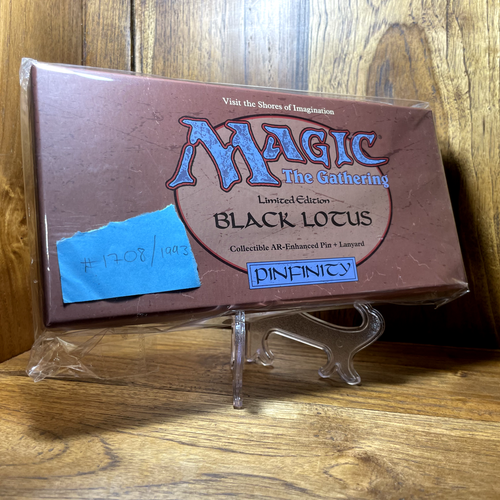 ๐บ Pinfinity Black Lotus - Serial 1708 AR Pin + Lanyard MTG Magic: The Gathering - Picture 17 of 20