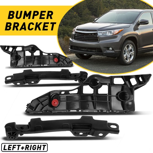 For 2014-2019 Toyota Highlander Bumper Bracket Upper+Lower Left & Right Set Of 4 - Picture 18 of 24