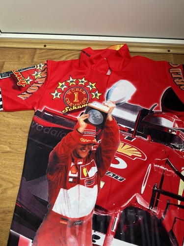 Michael Schumacher Vintage T-Shirt Tricot Marlboro Ferrari Formula 1 Jersey S - Picture 2 of 5
