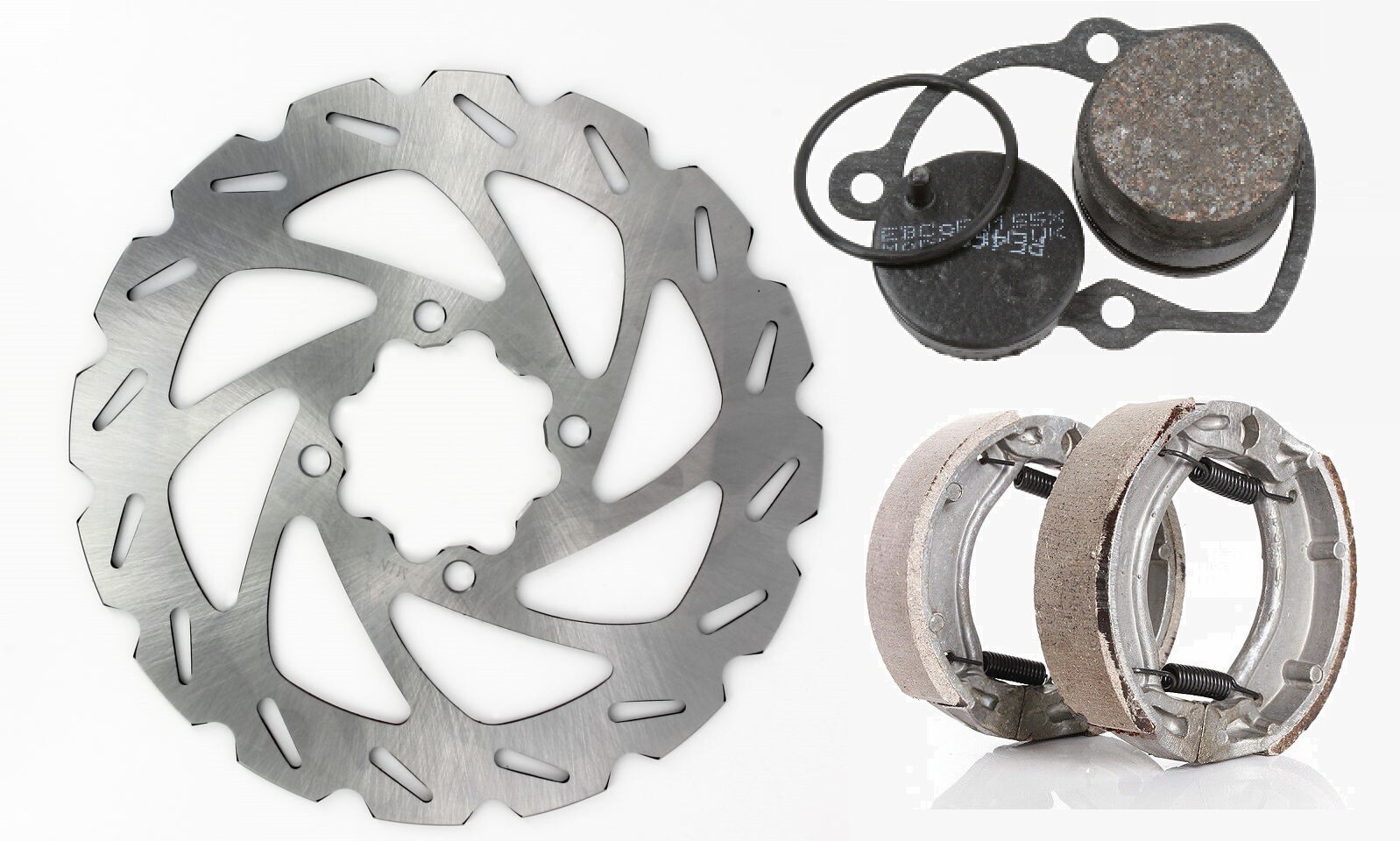 Kit Frein Arrière Disque et Plaquettes pour Quad Yamaha YFS 200 Blaster 1991-2002